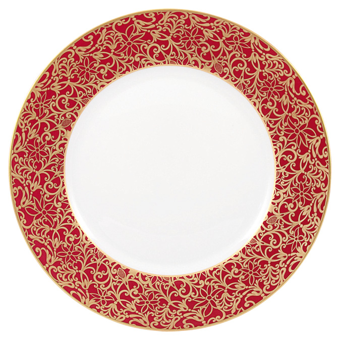 American dinner plate red - Raynaud